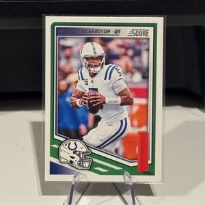 🔥 2025 Panini Score Anthony Richardson Card. Indianapolis colts